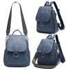 Zency New Fashion Damen Rucksack 100% Echtes Leder Winter Beige Täglich Casual Reisetasche Klassischer Schwarzer Schulranzen Rucksack