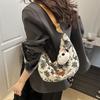 New Fashion Trend Print Casual Light Practical Large Capacity Tote Bag Commuter Shoulder Messenger Bag Women