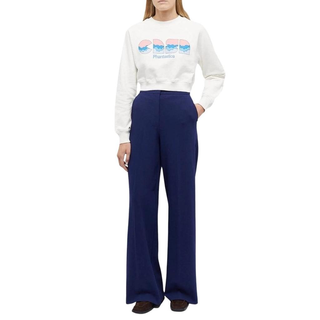 Casablanca Womens/Ladies Casa Clouds Cropped Sweatshirt