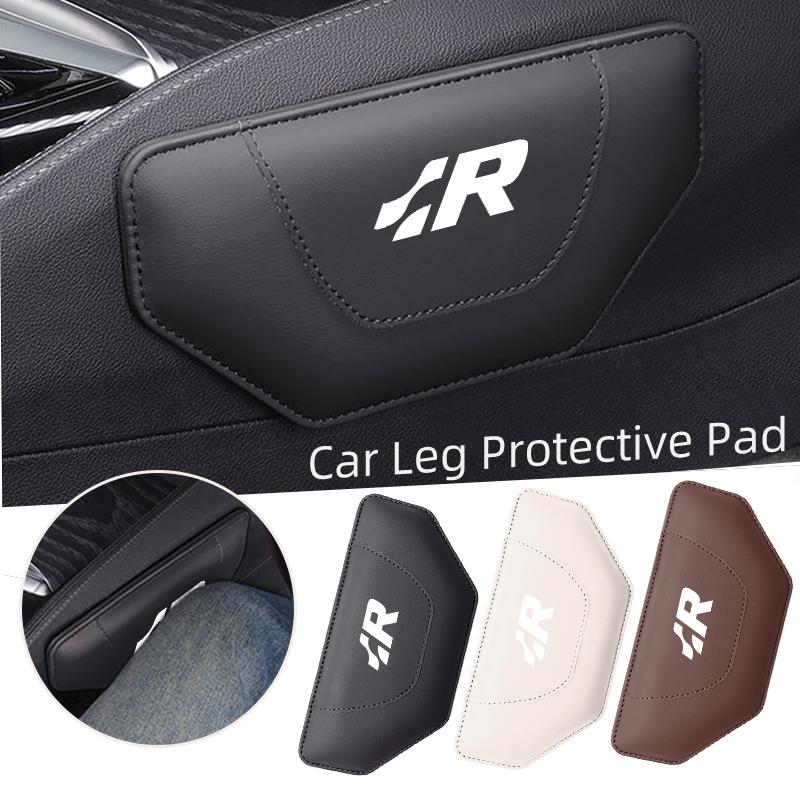 Car Trapezoidal Leather Knee Padsl Inside Knee Cushion For Volkswagen VW Scirocco Jetta Beetle Golf Passat Polo Tiguan Sharan rf89