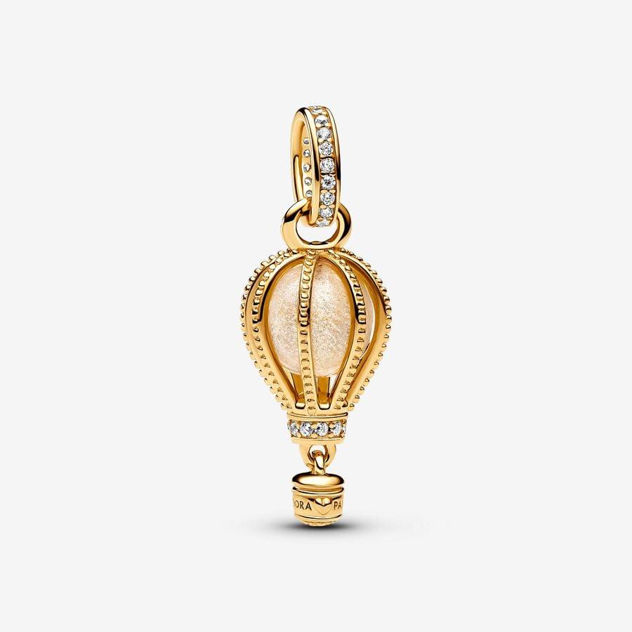 Pandora Sparkling Clear Heteluchtballon Hangende Bedel