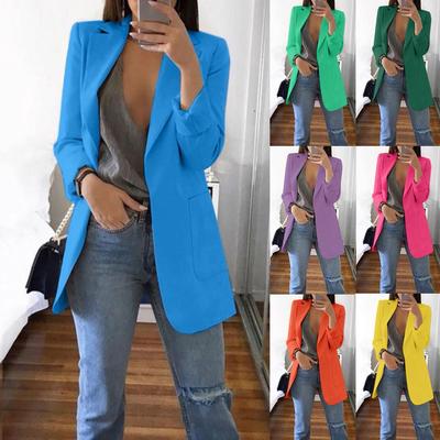 Women  Winter Long Sleeve   Coat Cardigans Suit Long Jacket