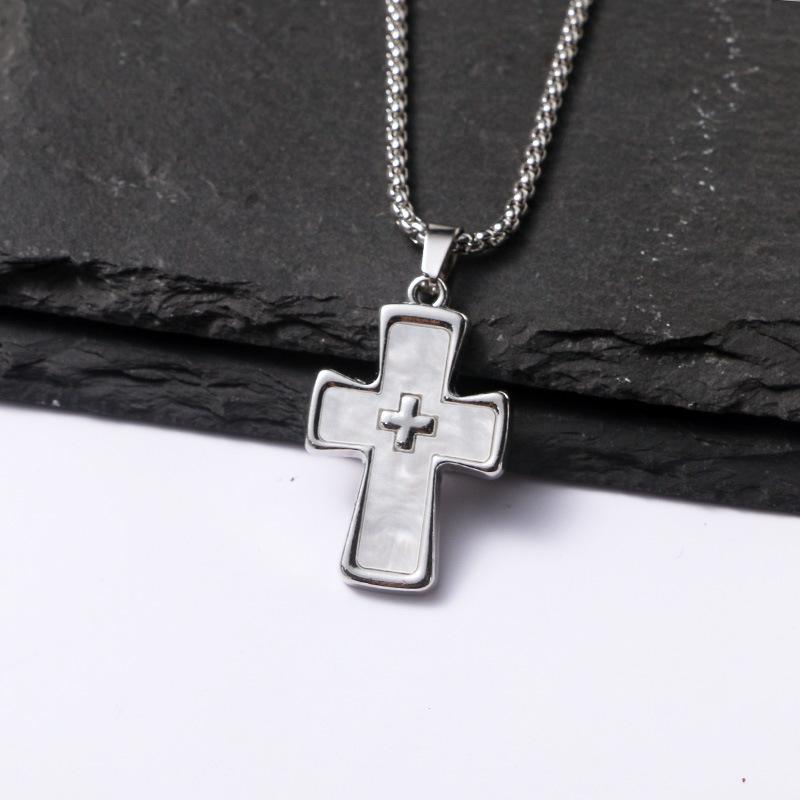 2025 Retro Dark Gothic Cross Necklace for Women - High-End Y2K Fashion Clavicle Chain