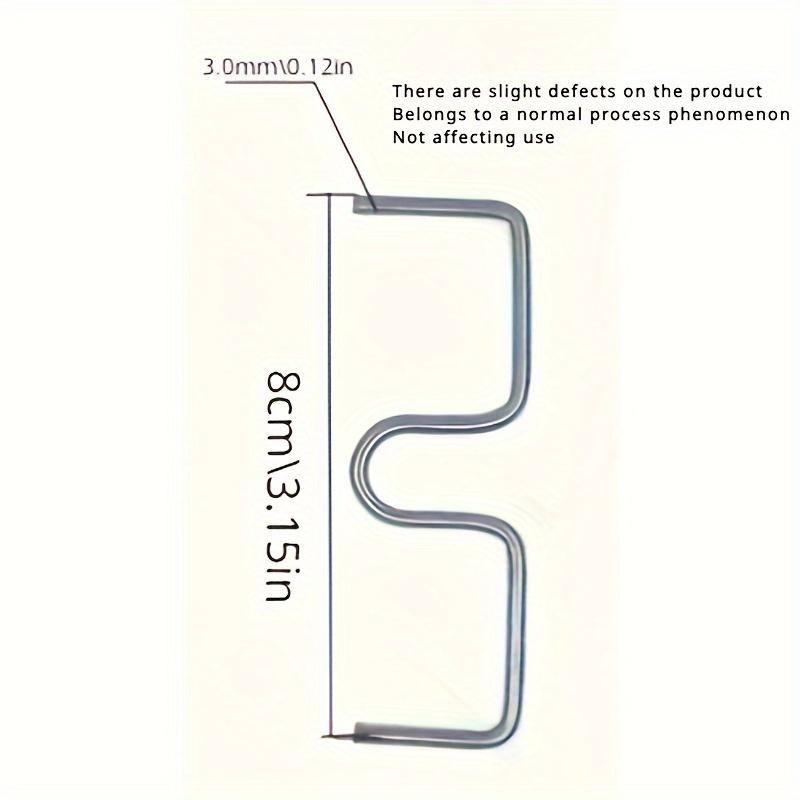 [50 buc Tragător Metalic de Ramuri] 50 buc Instrument Durabil Metalic pentru Tragerea Ramurilor de Grădină - Îndoitore Reutilizabil pentru Ramuri de Pom Fructifer pentru Modelarea și Antrenarea Arborilor
