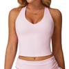 Women's Racerback Quick-Dry Yoga Vest - Bare Feel Shaping for Running & Fitness