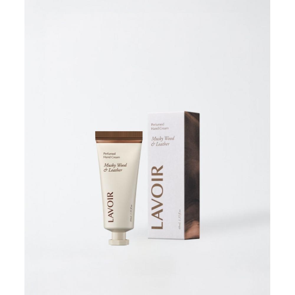 Lavoir Perfume Hand Cream 40ml  Muskeywood   Leather FREE