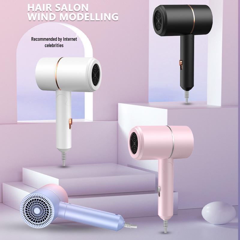 Portable High-Power Folding Hair Dryer for Quick Drying and Home Use