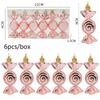 6pcs/box Candy Crutch Icicle Christmas Tree DIY Ornaments New Year Xmas Gifts Christmas Ball Decoration for Home Navidad