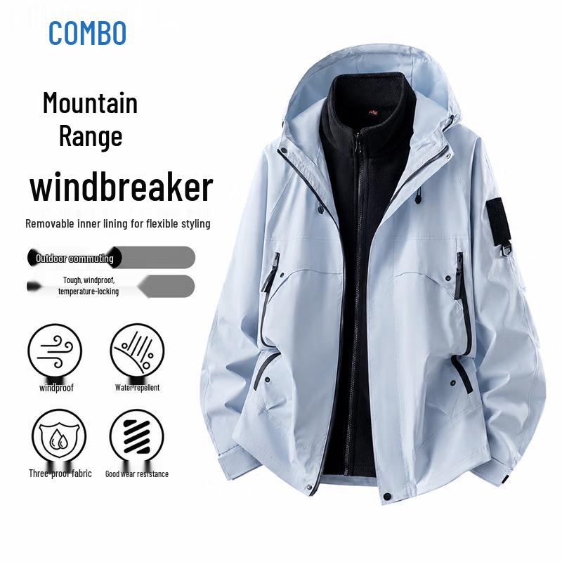 Kangbo Outdoor 3-in-1 Windproof Waterproof Jacket