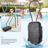 4-Digit Combination Combination Lock Box Detachable Steel Wire Water Resistance Beach Safe Box Solid ABS Material