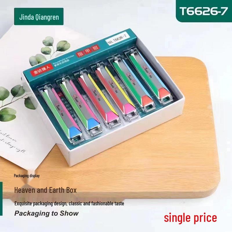 Jindaqiangren Large Carbon Steel Nail Clippers - Flat Mouth Manicure Tool with Free Shipping