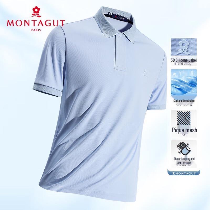 MONTAGUT Men s Breathable Quick-Dry Polo Shirt 3XL