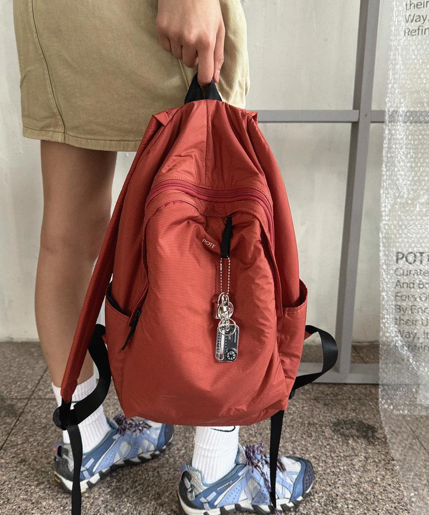 Pote 0002 Hyde Slot Classic Backpack_Orange Brick