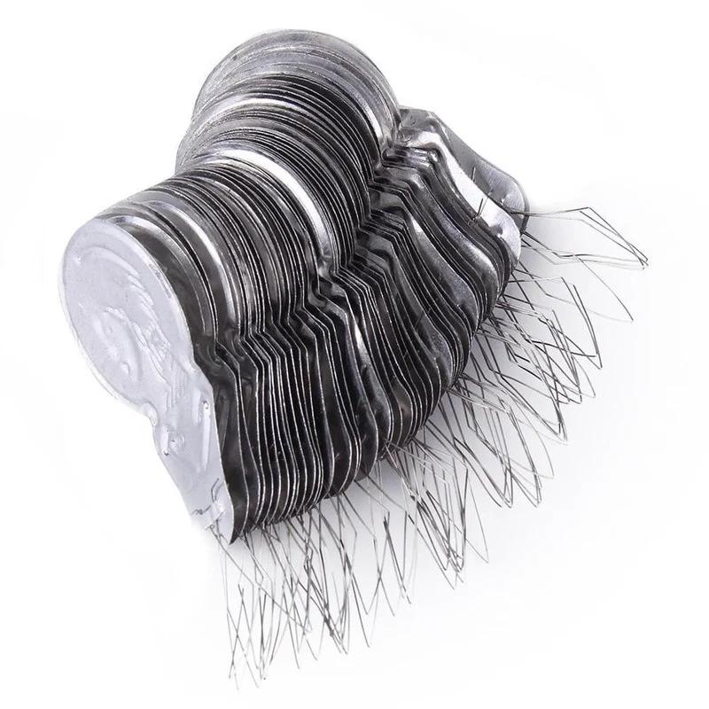 100Pcs Aluminum Sheet Threader Needle Punch Needle Sewing Accessories Simple To Use Durable Light And Easy To Carry Fast Thread