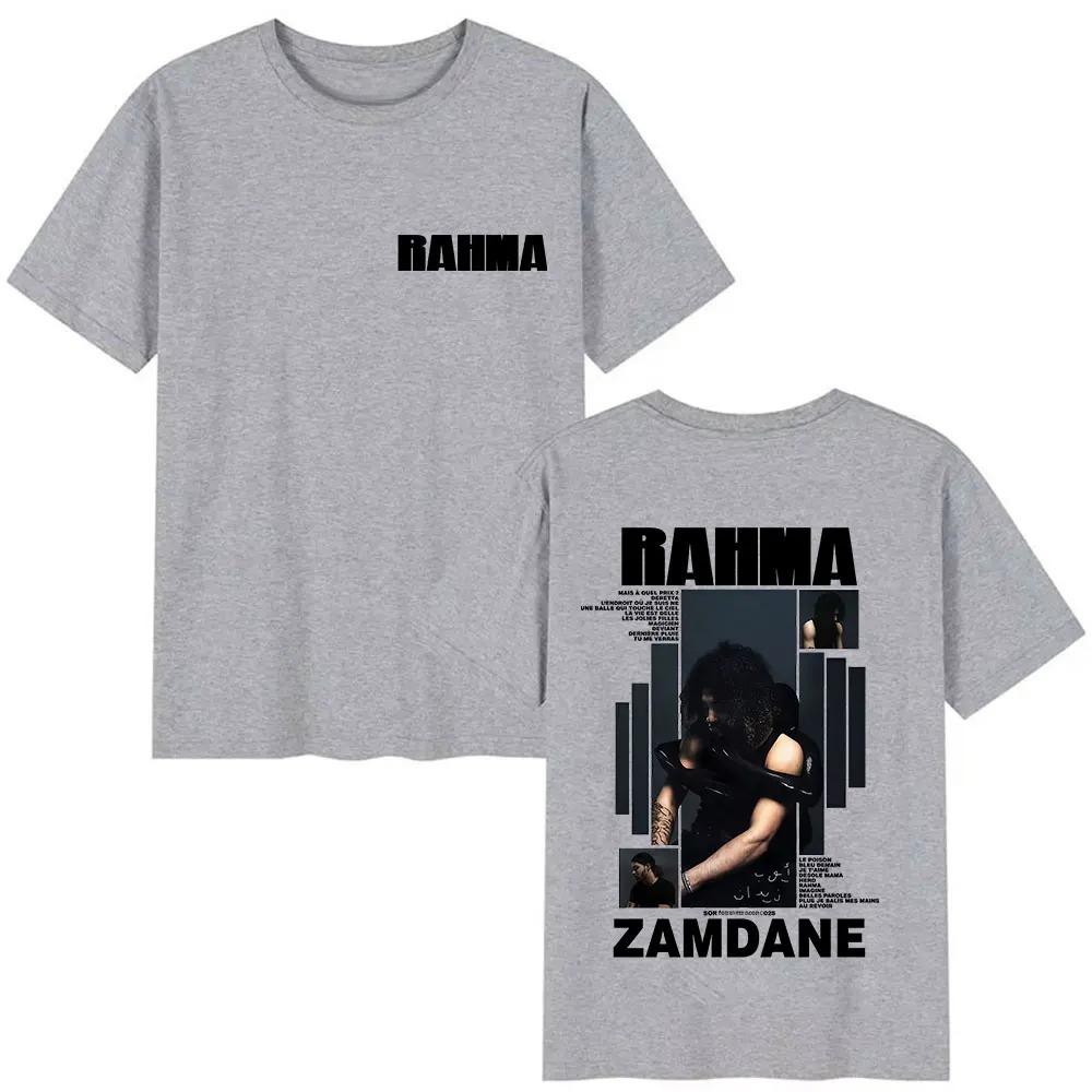 

Unisex s Women Pop Music Hip Hop Short Sleeve T-shirts Rapper RAHMA Zamdane Album 2026 Graphic T Shirt Fans Loose Clothing NT-shirt 4XL