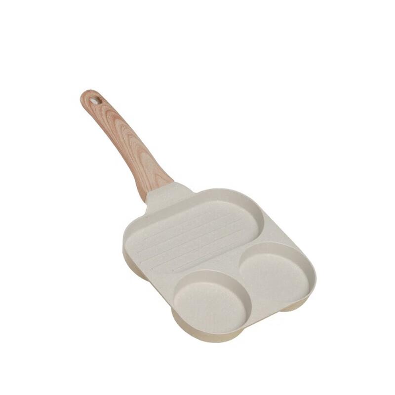 Bestone 3-Compartment Maifan Stone Non-Stick Breakfast Pan