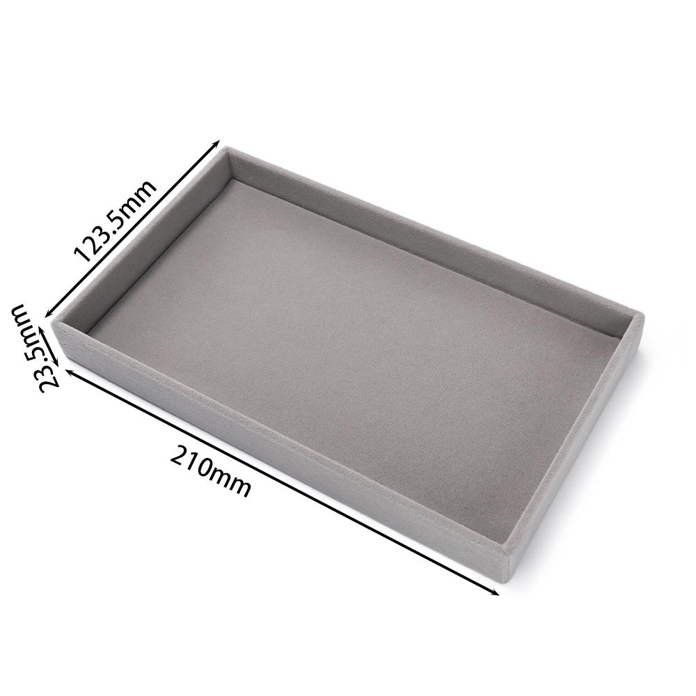 1Pc Jewelry Display Jewelry Storage Tray Jewelry Holder Portable Ring Earrings Necklace Organizer Box