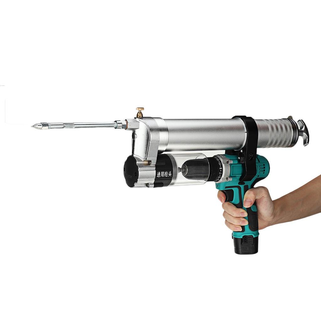 600ml 1000W 12V Automotive Greaser Mechanical Gear Greaser Cordless Electric Grease Guns Rechargeable High Pressure Excavator