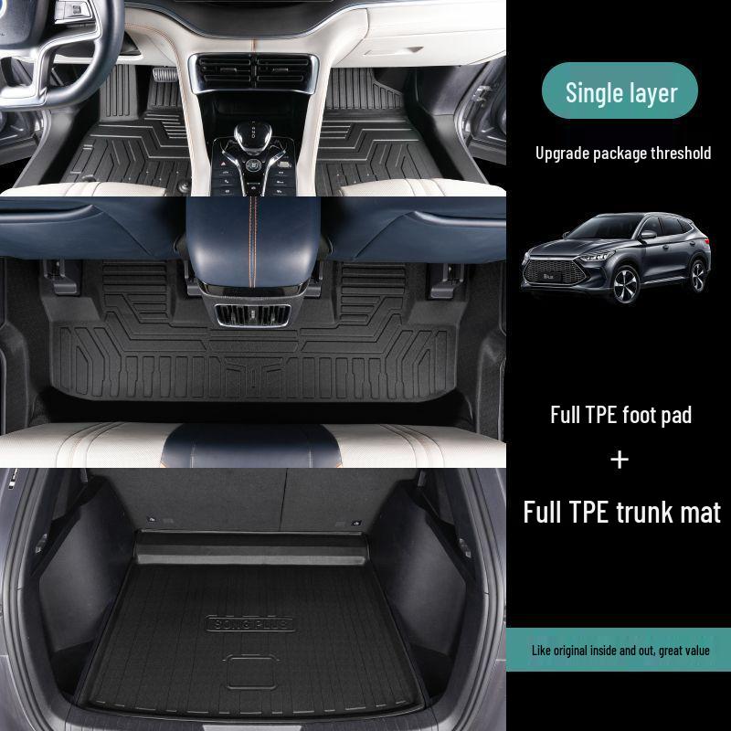BYD Song Plus DMI/EV All-Inclusive TPE Floor Mats for New Energy Cars