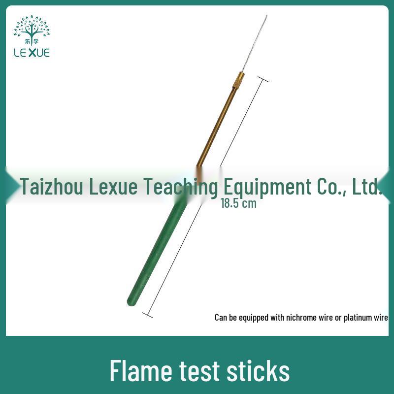 Cobalt Glass Flame Color Reaction Experiment Kit with Nichrome Alloy