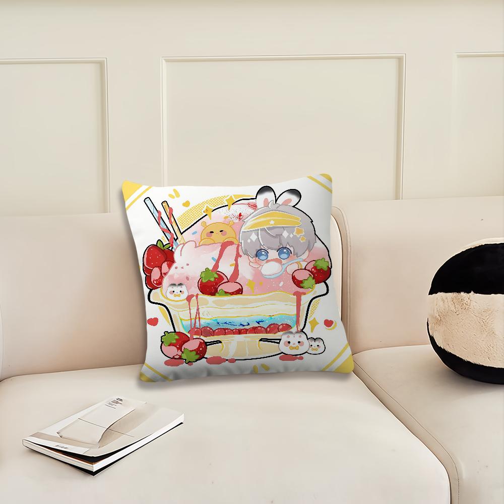 Love and Deepspace Merry ice cream cushion cover Pillow Cover Decoration Room Home Sofa living Office Car Nordic Simplicity