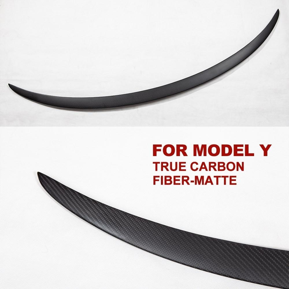 Heenvn Car Rear Trunk Wing Spoiler For Tesla Model 3 2017-2023 Model Y 2021-2024 Real Carbon Fiber Spoiler Exterior Accessories