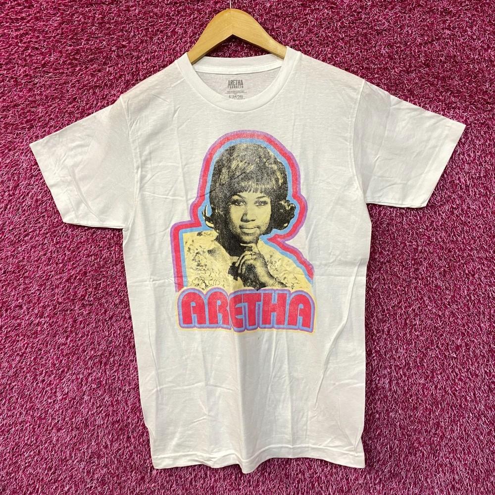 Aretha Franklin Groovy Concert Poster Queen of Soul Tee S Unisex T-Shirt XXL