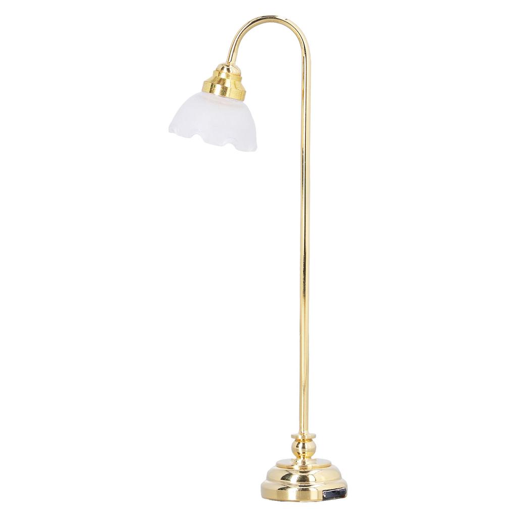 Miniature Dollhouse Floor Lamp 1/12 Scale Miniature Furniture for Dollhouse Accessories