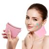 Silicone Face & Neck Contour Brush – 2-in-1 Gentle Massager for Facial Sculpting & Natural Definition, Soft Silicone,Ideal for