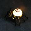1-5PCS Halloween LED Eyeball Candle Lamp with Spider Design Glowing Pumpkin Light for Party Atmosphere Decoration Prop Spooky
