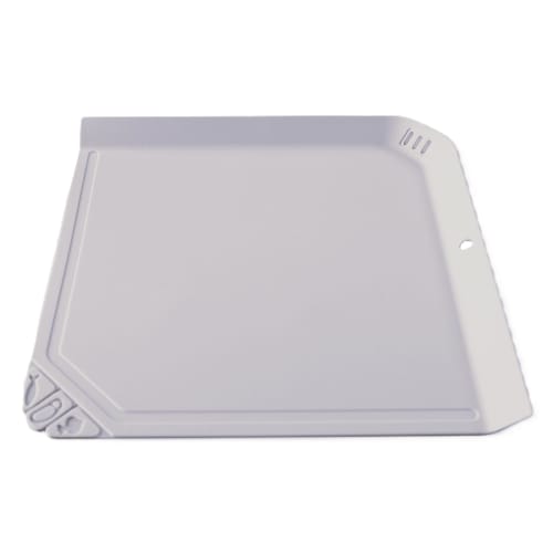 Magic Cutting Board S, Incredibly Sharp, Non-Slip, Spill-Resistant, Scratch-Resistant, Lightweight, Dishwasher Safe, Made In Japan, White Gray