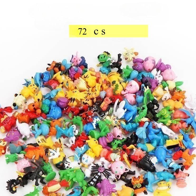 24-144 pièces Figurines d'Action Pikachu Pokémon Jouets 2-3cm Mini Figurines Modèle Jouet Pikachu Anime Poupée Enfant Cadeaux d'Anniversaire Noël