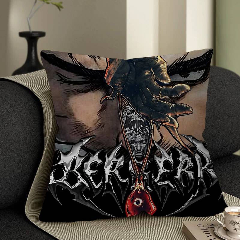 BerserkS Cushion Cover Pillowcase Upholstery Sofa Throw Pillow Home Decor Pillowcas
