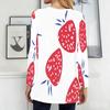 Plus Size Women Crew Neck Long Sleeve Tunic Soft Oversized Tops For Household Chores And Outdoor Walks