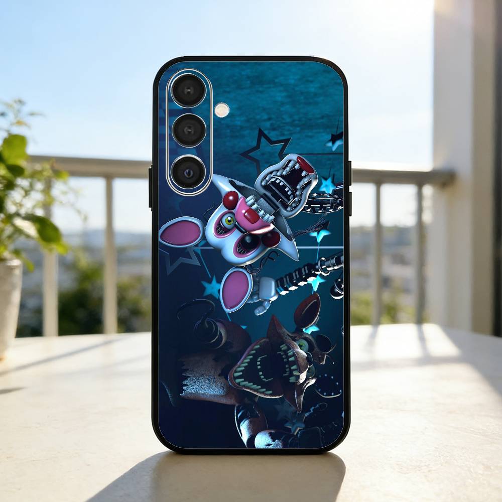 Five N-Nights At F-Freddys Fnaf  Phone Case For Samsung  A73,A21s,A22,A31,A32,A52,A53,A71,A80,Soft Black Shell