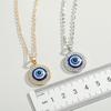 Dot Diamond Lucky Blue Eye Necklace for Evil Eye Pendant Necklace Turkish for Evil Eye for Protection and Blessing for W