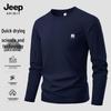 JEEP SPIRIT Men's Quick-Dry Long Sleeve Casual T-Shirt