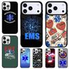 Ambulance EMS EMT Paramedic Phone Case for iPhone 17 Air 16 15 11 12 14 13 Pro Max Shockproof Cover