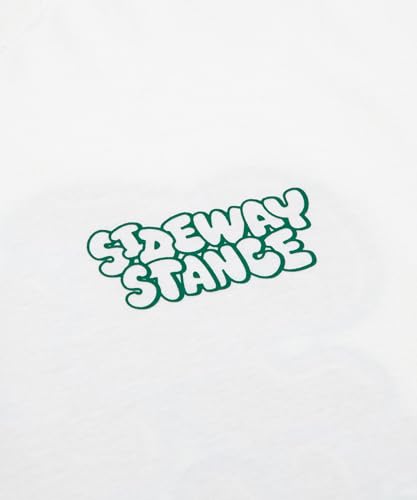 [VERBESSERT] [SIDEWAYSTANCE] Kurzarm Innai Innai Bar Print T-Shirt