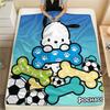 1PC Pochacco Print Flannel Blanket, High quality All Seasons, Home Decor, Warmth and Comfort, Perfect for Christmas Gifts