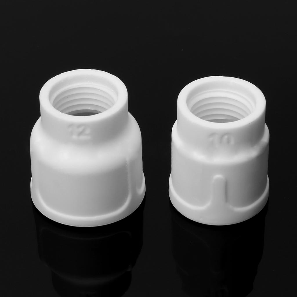 White Ceramic Nozzle Alumina Cup Welding Nozzle Cups For WP/9/17/18/20/26 Tig Welding Torch 10# + 12#