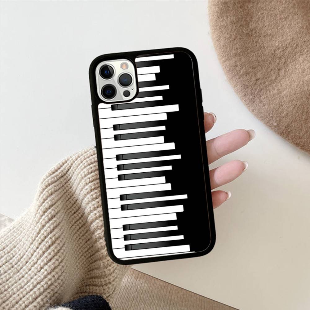 

Корейский Ins Арт Чехол для Телефона с Нотами Пианино Для IPhone17 16 15 14 13 12 11 Pro Max Mini Plus Celulares Жесткие Чехлы iPhone 15 plus