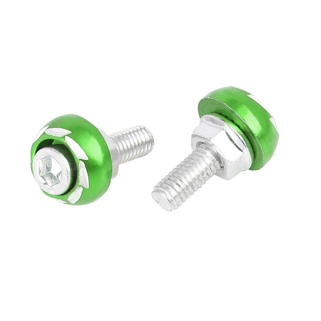 uxcell Kennzeichenschrauben Kennzeichenschrauben Motorradkennzeichenschrauben Metall 6mm 10 Stück Grün