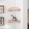 Wall-mounted Cat Viewing Platform Wooden Cat Climbing Frame Solid Wood Cat House Corner Observation Deck
