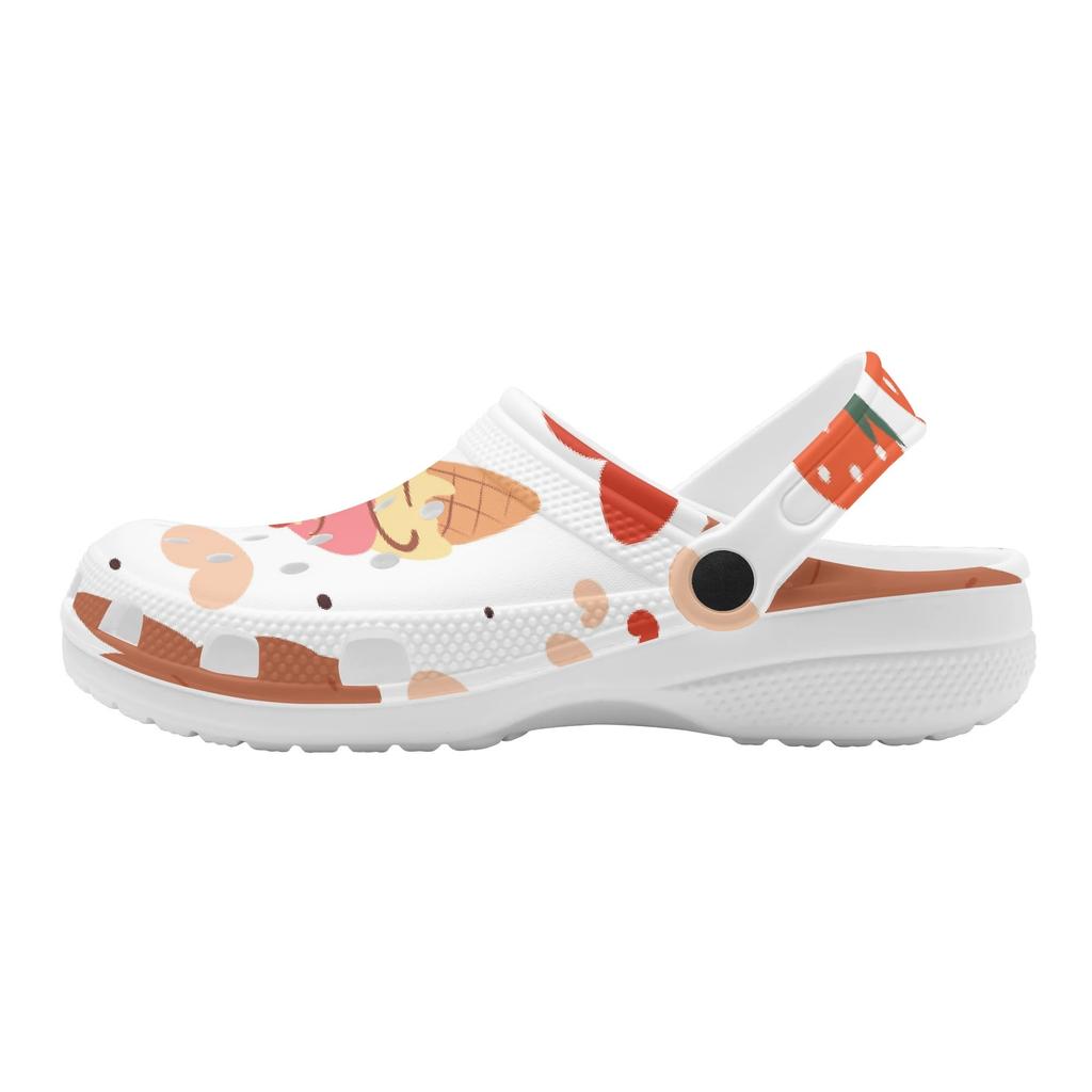 Trendy Printed EVA Clogs Unisex Soft Comfort Soft Garden Shoes Slip On Beach Pool Bathroom Home Home Slippers Easy Clean Wear
