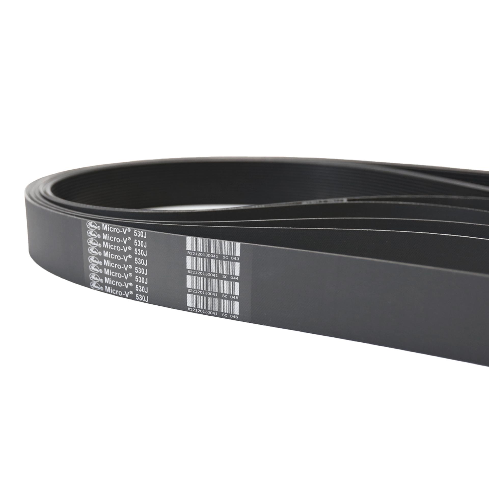 

Гумовий багаторучковий ремінь Gates PJ для велотренажера та сівалки, багатоканавковий та синхронний ремінь для пакувальних та конвеєрних систем 160J-1 Peak