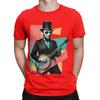 Abraham Lincoln Playing Banjo Novelty 100 Cotton Tshirt Abraham Tops Tees For Unisex