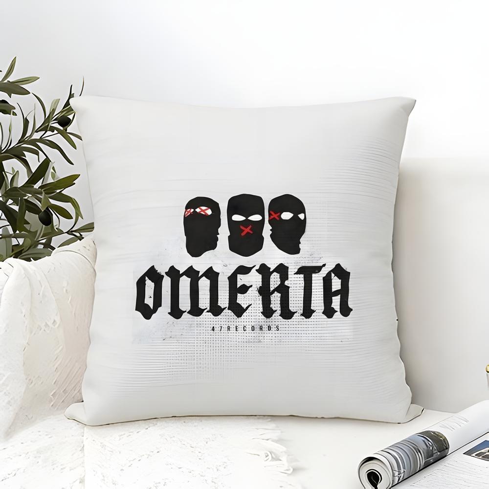 Cool Music Brand O-Omerta 47 3 Pillow Case Linen Pillow Case Sofa Home Decor Cushion Cover Cushion Cove
