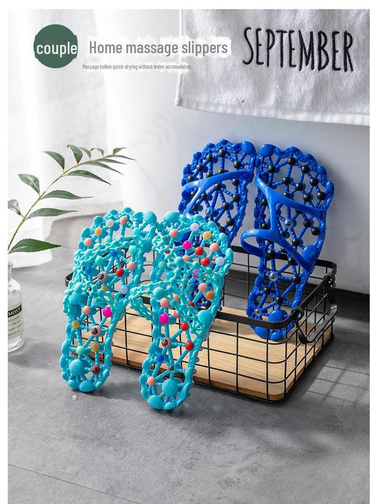 Papuci de masaj pentru femei de vară: Terapie pentru picioare, antiderapantă, uscare rapidă, utilizare în interior