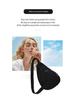 Trendige Damen Nylon Crossbody Brusttasche mit breitem Riemen und hochwertigem Buchstaben-Design